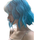 Load image into Gallery viewer, Sea Blue Short Curly Wig