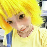 Load image into Gallery viewer, Lemon Yellow Short Cosplay Wig