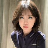 Load image into Gallery viewer, Komatsuna Japanese wig female short hair full head cover textured ironing French air bangs curly hair age-reducing hairstyle