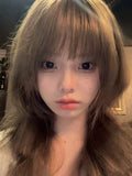 Load image into Gallery viewer, Jellyfish head wig full head cover female long hair age reduction subculture long hair Internet celebrity JK cool handsome head y2k brown cos