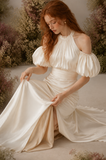 Load image into Gallery viewer, Adeline Romantic Lace Wedding Dress, Elegant A-Line Bridal Gown with Soft Train image 4