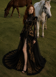 Load image into Gallery viewer, Alessia Boho Wedding Dress, Ethereal Bridal Gown for Outdoor Ceremony image 3