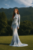 Load image into Gallery viewer, Alina Off Shoulder Wedding Dress, Modern Corset Bridal Gown with Sculpted Fit image 4