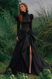 Load image into Gallery viewer, Bellamy Long Sleeve Wedding Dress, Modest Bridal Gown with Elegant Train image 1