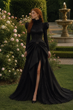 Load image into Gallery viewer, Bellamy Long Sleeve Wedding Dress, Modest Bridal Gown with Elegant Train image 2