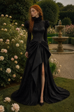 Load image into Gallery viewer, Bellamy Long Sleeve Wedding Dress, Modest Bridal Gown with Elegant Train image 3