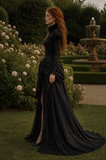 Load image into Gallery viewer, Bellamy Long Sleeve Wedding Dress, Modest Bridal Gown with Elegant Train image 4