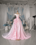 Load image into Gallery viewer, Bellamy Romantic Lace Wedding Dress, Elegant A-Line Bridal Gown with Soft Train image 3