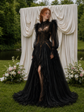 Load image into Gallery viewer, Bettina Cape Wedding Dress, Statement Bridal Gown with Dramatic Draped Detail image 5