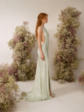Load image into Gallery viewer, Coralie Boho Wedding Dress, Ethereal Bridal Gown for Outdoor Ceremony image 2