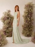 Load image into Gallery viewer, Coralie Boho Wedding Dress, Ethereal Bridal Gown for Outdoor Ceremony image 3