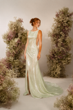 Load image into Gallery viewer, Coralie Boho Wedding Dress, Ethereal Bridal Gown for Outdoor Ceremony image 5