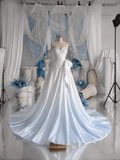 Load image into Gallery viewer, Coralie Off Shoulder Wedding Dress, Modern Corset Bridal Gown with Sculpted Fit image 3
