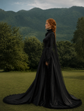 Load image into Gallery viewer, Cressida Boho Wedding Dress, Ethereal Bridal Gown for Outdoor Ceremony image 2