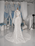 Load image into Gallery viewer, Cressida Off Shoulder Wedding Dress, Modern Corset Bridal Gown with Sculpted Fit image 5