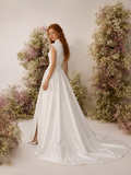 Load image into Gallery viewer, Danica Romantic Lace Wedding Dress, Elegant A-Line Bridal Gown with Soft Train image 4