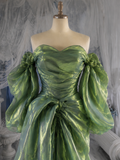 Load image into Gallery viewer, Elodie Boho Wedding Dress, Ethereal Bridal Gown for Outdoor Ceremony image 1