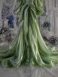 Load image into Gallery viewer, Elodie Boho Wedding Dress, Ethereal Bridal Gown for Outdoor Ceremony image 2