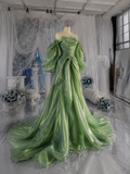 Load image into Gallery viewer, Elodie Boho Wedding Dress, Ethereal Bridal Gown for Outdoor Ceremony image 4