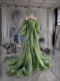 Load image into Gallery viewer, Elodie Boho Wedding Dress, Ethereal Bridal Gown for Outdoor Ceremony image 5
