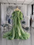 Load image into Gallery viewer, Elodie Boho Wedding Dress, Ethereal Bridal Gown for Outdoor Ceremony image 7