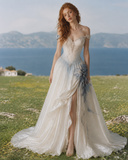 Load image into Gallery viewer, Estelle Off Shoulder Wedding Dress, Modern Corset Bridal Gown with Sculpted Fit image 5