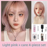 Load image into Gallery viewer, Light Pink Short Wig