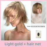 Load image into Gallery viewer, Light Gold Bob Wig
