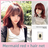 Load image into Gallery viewer, Mermaid Red Short Cosplay Wig
