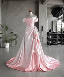Load image into Gallery viewer, Fiorella Cape Wedding Dress, Statement Bridal Gown with Dramatic Draped Detail image 5