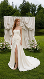 Load image into Gallery viewer, Gemma Off Shoulder Wedding Dress, Modern Corset Bridal Gown with Sculpted Fit image 3