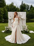 Load image into Gallery viewer, Gemma Off Shoulder Wedding Dress, Modern Corset Bridal Gown with Sculpted Fit image 6