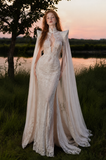 Load image into Gallery viewer, Gracelyn Off Shoulder Wedding Dress, Modern Corset Bridal Gown with Sculpted Fit image 1
