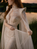 Load image into Gallery viewer, Gracelyn Off Shoulder Wedding Dress, Modern Corset Bridal Gown with Sculpted Fit image 5