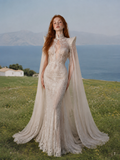 Load image into Gallery viewer, Gracelyn Off Shoulder Wedding Dress, Modern Corset Bridal Gown with Sculpted Fit image 6