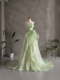 Load image into Gallery viewer, Honora Romantic Lace Wedding Dress, Elegant A-Line Bridal Gown with Soft Train image 6
