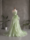 Load image into Gallery viewer, Honora Romantic Lace Wedding Dress, Elegant A-Line Bridal Gown with Soft Train image 7