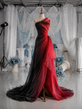 Load image into Gallery viewer, White One Shoulder Evening Gown, Draped Floor Length Formal Dress, Elegant Bridal and Special Occasion Gown