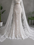 Load image into Gallery viewer, Elegant Custom Wedding Dress with Timeless Silhouette for Bridal Events