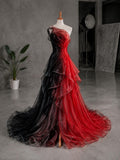 Load image into Gallery viewer, White Lace Wedding Gown with Sheer Sleeve, Romantic Long Train Bridal Dress