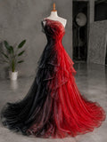 Load image into Gallery viewer, White Lace Wedding Gown with Sheer Sleeve, Romantic Long Train Bridal Dress