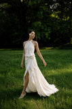 Load image into Gallery viewer, Ivory Long Formal Gown, Elegant Statement Evening Dress for Special Events