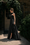 Load image into Gallery viewer, Black Long Formal Gown, Elegant Statement Evening Dress for Special Events