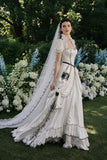 Load image into Gallery viewer, Ivory Formal Bridal Dress with Elegant Train, Romantic Wedding Gown