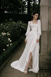 Load image into Gallery viewer, Ivory Floor Length Formal Gown, Elegant Long Evening Dress for Gala and Special Occasion
