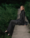 Load image into Gallery viewer, Silver Gray Tailored Suit for Women, Modern Formal Evening and Gala Outfit