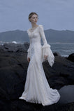 Load image into Gallery viewer, White Elegant Floor Length Dress, Modern Formal Gown for Gala and Reception