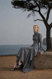 Load image into Gallery viewer, Silver Gray Sculptural Suit, Statement Formal Outfit for Gala and Special Event
