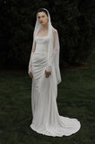 Load image into Gallery viewer, White Long Formal Gown, Elegant Statement Evening Dress for Special Events
