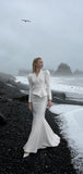 Load image into Gallery viewer, White Floor Length Formal Gown, Elegant Long Evening Dress for Gala and Special Occasion